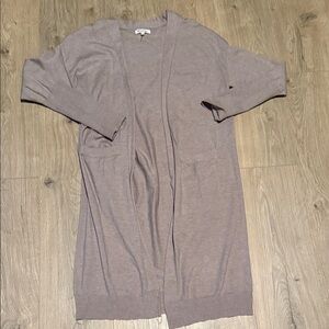 Cream Sweater Cardigan